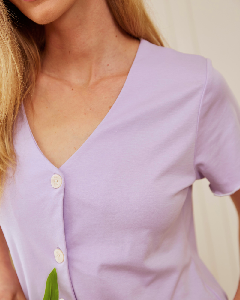 PIJAMA AMALFITANA LILAC